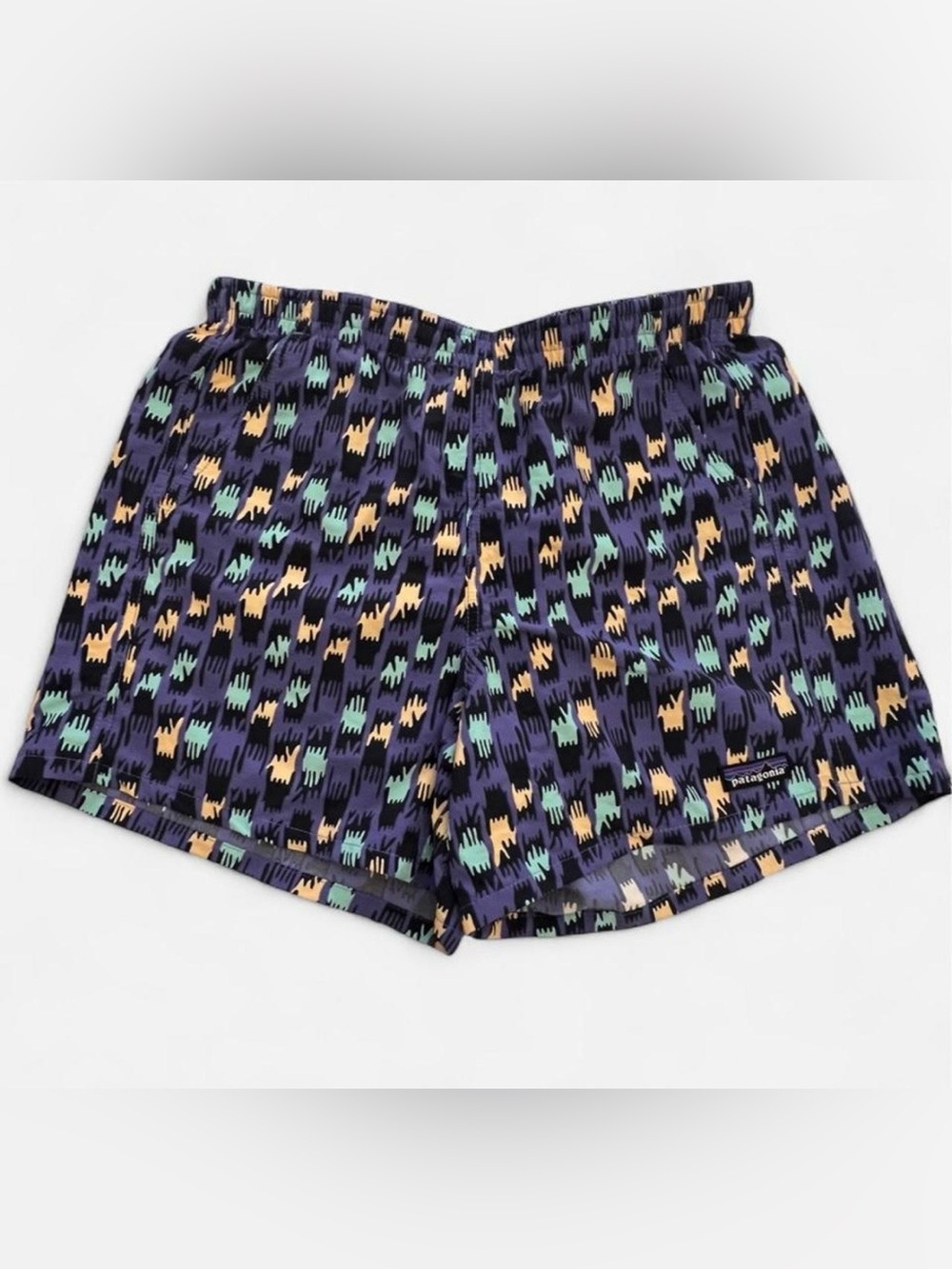 Patagonia 5” Baggies Athletic Run Hike Casual Multicolor Shorts Women’s Small - Picture 2 of 6